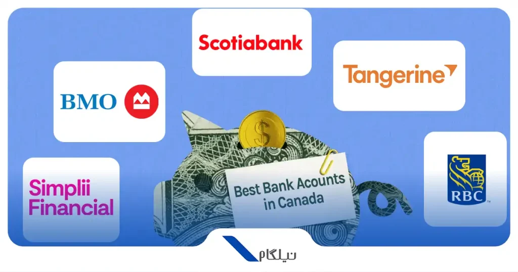 انواع حساب بانکی در کانادا