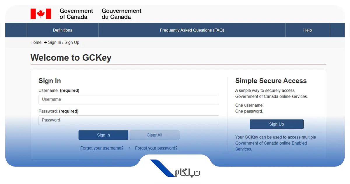 ثبت نام در سایت اداره مهاجرت کانادا