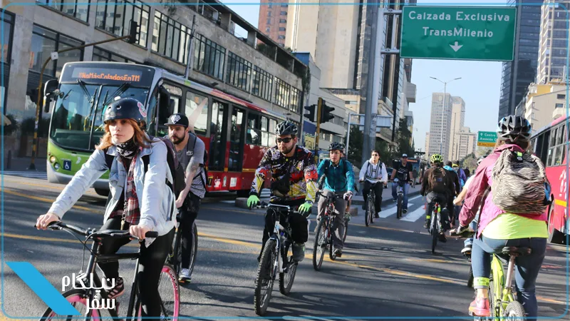 دوچرخه سواری در بوگوتا